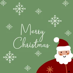 Tissue-Serviette 33 x 33 cm Funky Santa 3-lagig