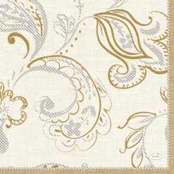 Tissue-Serviette 33 x 33 cm Golden Grace Cream 3-lagig