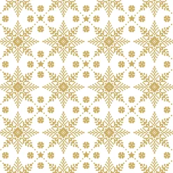 Tissue-Serviette 33 x 33 cm Golden Snow 3-lagig