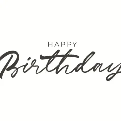 Tissue-Serviette 33 x 33 cm Happy Birthday 3-lagig