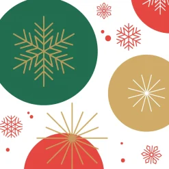 Tissue-Serviette 33 x 33 cm Joyful Pattern 3-lagig