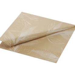 Tissue-Serviette 33 x 33 cm Leaves Natural 3-lagig
