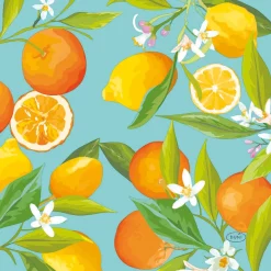Tissue-Serviette 33 x 33 cm Lemon Tree 3-lagig