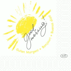 Tissue-Serviette 24 x 24 cm Love Mornings 3-lagig