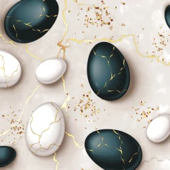 Tissue-Serviette 33 x 33 cm Marble eggs 3-lagig