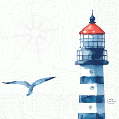 Tissue-Serviette 33 x 33 cm Meer Freude 3-lagig