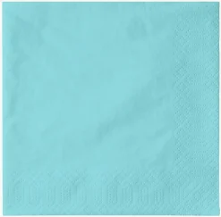 Tissue-Serviette 33 x 33 cm Mint Blue 3-lagig