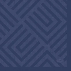 Tissue-Serviette 24 x 24 cm Mosaic Dark Blue 3-lagig