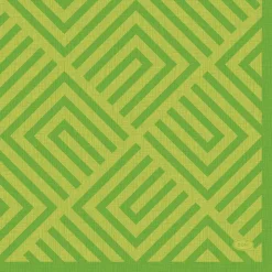 Tissue-Serviette 33 x 33 cm Mosaic Kiwi 3-lagig