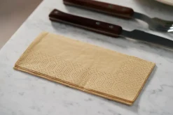 Tissue-Serviette 33 x 33 cm Natural Brown 2-lagig