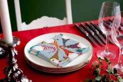 Tissue-Serviette 33 x 33 cm Nordic Santas 3-lagig
