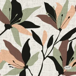 Tissue-Serviette 24 x 24 cm Nomad Flowers 3-lagig