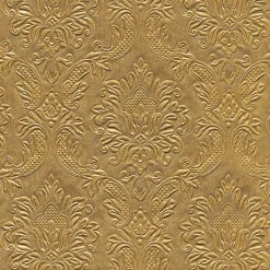 Tissue-Serviette 33 x 33 cm Ornament Gold 3-lagig