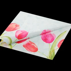 Tissue-Serviette 40 x 40 cm Painted Tulips 3-lagig