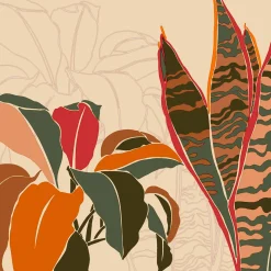 Tissue-Serviette 33 x 33 cm Plant Terra 3-lagig