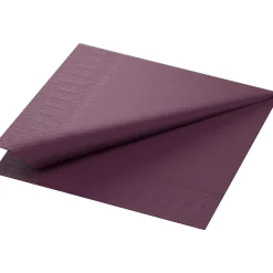 Tissue-Serviette 33 x 33 cm Plum 3-lagig