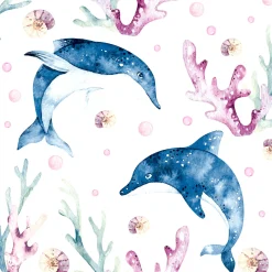 Tissue-Serviette 33 x 33 cm Playing Dolphins 3-lagig