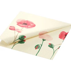 Tissue-Serviette 40 x 40 cm Poppy Charm 3-lagig
