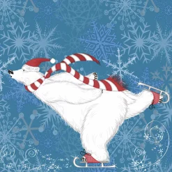 Tissue-Serviette 33 x 33 cm Polar Bear Skate 3-lagig