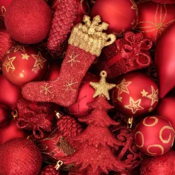 Tissue-Serviette 24 x 24 cm Red Balls 3-lagig