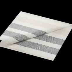 Tissue-Serviette 40 x 40 cm Rigato Black 3-lagig