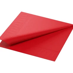 Tissue-Serviette 33 x 33 cm Rot 3-lagig
