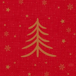 Tissue-Serviette 33 x 33 cm Shimmer Trees 3-lagig