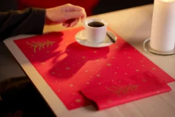 Tissue-Serviette 40 x 40 cm Shimmer Trees 3-lagig