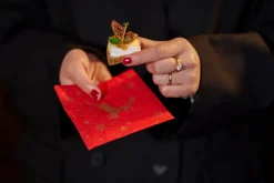 Tissue-Serviette 24 x 24 cm Shimmer Trees 3-lagig