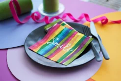 Tissue-Serviette 33 x 33 cm Smile 3-lagig