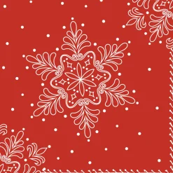 Tissue-Serviette 33 x 33 cm Snowflake Deco 3-lagig