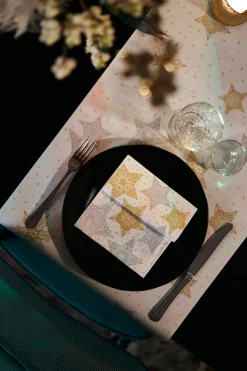 Tissue-Serviette 33 x 33 cm Snowstars White 3-lagig