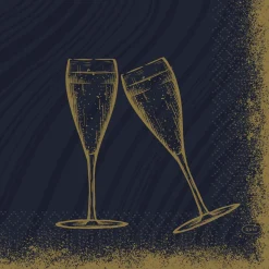 Tissue-Serviette 33 x 33 cm Sparkly cheers bl 3-lagig