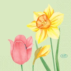 Tissue-Serviette 24 x 24 cm Spring Melody 3-lagig