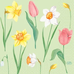 Tissue-Serviette 33 x 33 cm Spring Melody 3-lagig