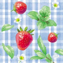 Tissue-Serviette 24 x 24 cm Strawberry Picnic 3-lagig