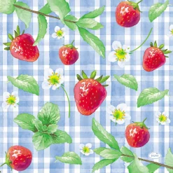 Tissue-Serviette 33 x 33 cm Strawberry Picnic 3-lagig