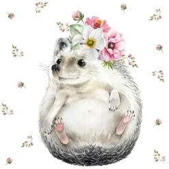 Tissue-Serviette 33 x 33 cm Sweet Hedgehog 3-lagig