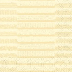 Tissue-Serviette 33 x 33 cm Tessuto Cream 3-lagig