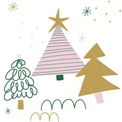 Tissue-Serviette 33 x 33 cm Three trees 3-lagig