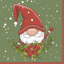 Tissue-Serviette 33 x 33 cm Tomte 3-lagig