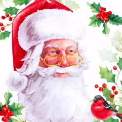 Tissue-Serviette 33 x 33 cm Vintage Claus 3-lagig