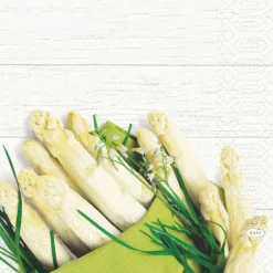 Tissue-Serviette 33 x 33 cm White Asparagus 3-lagig