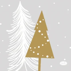Tissue-Serviette 24 x 24 cm Winter Trees 3-lagig