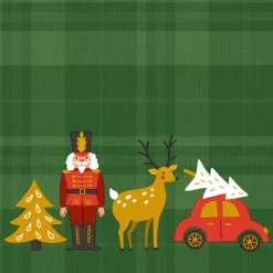 Tissue-Serviette 33 x 33 cm Xmas icons 3-lagig