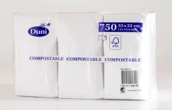 Tissue-Serviette für Spender 33 x 32 cm Weiß 1-lagig