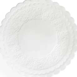 Tissue-Untersetzer, rund Ø 9 cm Weiß Mehrlagig