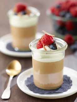 Tissue-Untersetzer, rund Ø 10 cm Grapes Bordeaux Mehrlagig