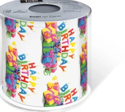 Toilettenpapier Happy B-Day 3-lagig