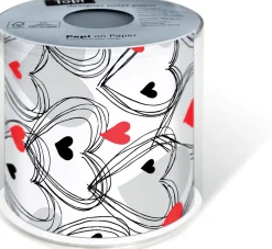 Toilettenpapier Shower of Hearts 3-lagig